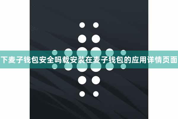 下麦子钱包安全吗载安装在麦子钱包的应用详情页面